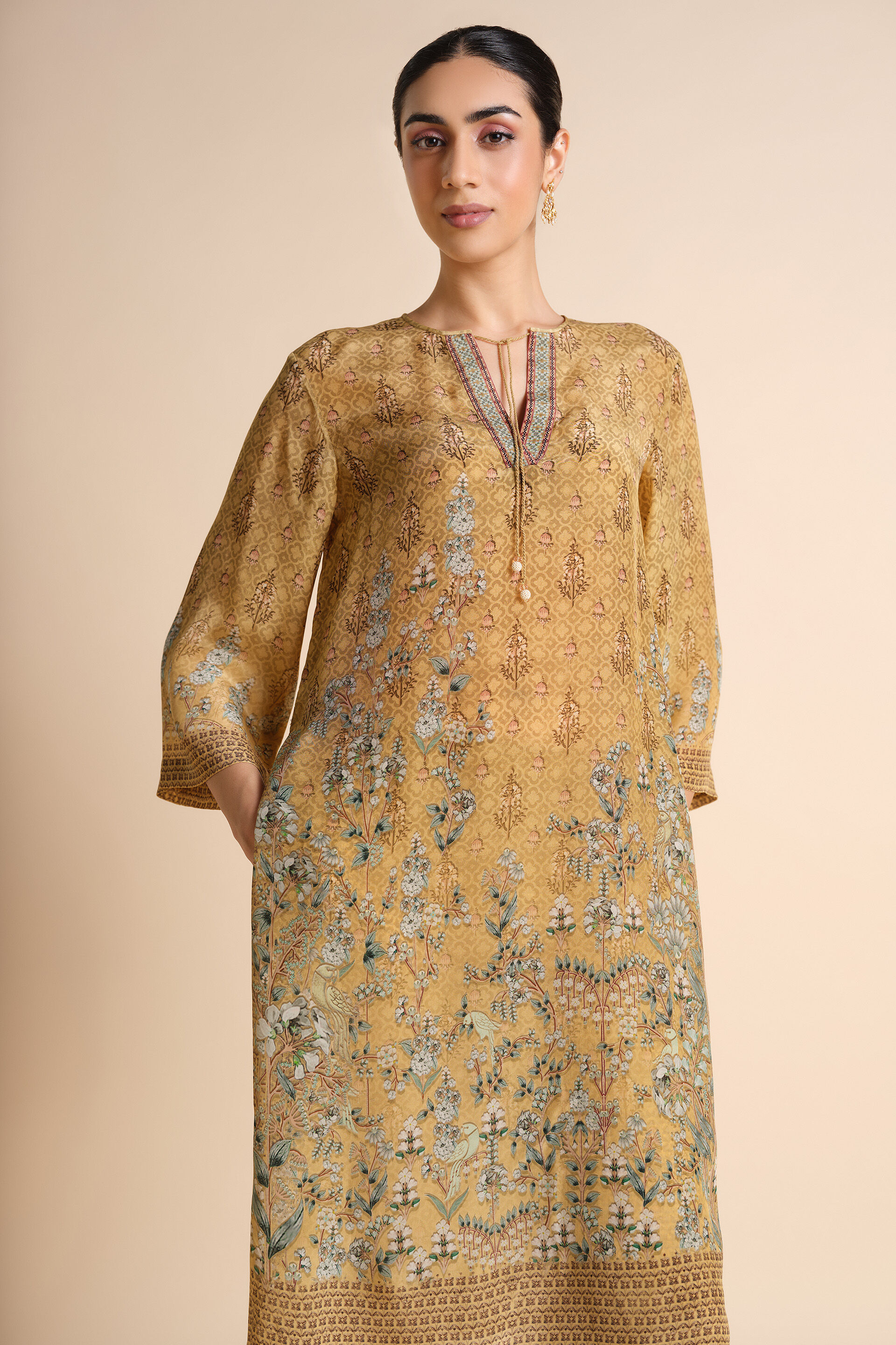 Acajou Kurta Set - Yellow, Yellow, image 4